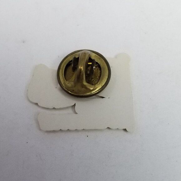 Vintage Ontario Yours To Discover Plastic Pin, Red White Blue Brooch, Estate - Picture 3 of 6